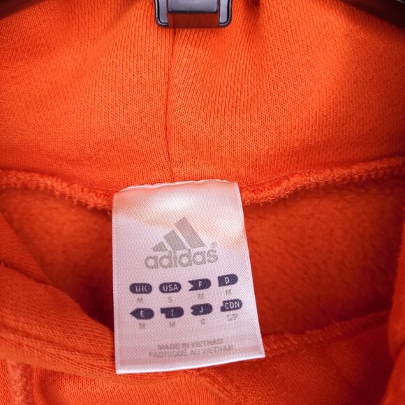 Adidas Hoodie Mens Small Orange Fleece Soccer PSG - Picture 10 of 13